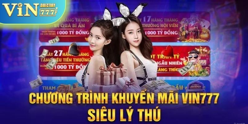 Nhiều chương trình ưu đãi nạp tiền tại Vin777